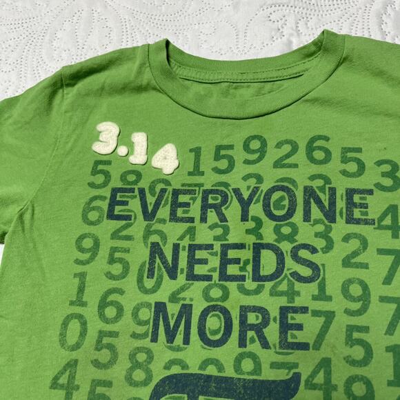 Peek Pi Numbers Graphic Tee Size 2/3 - Picture 3 of 6
